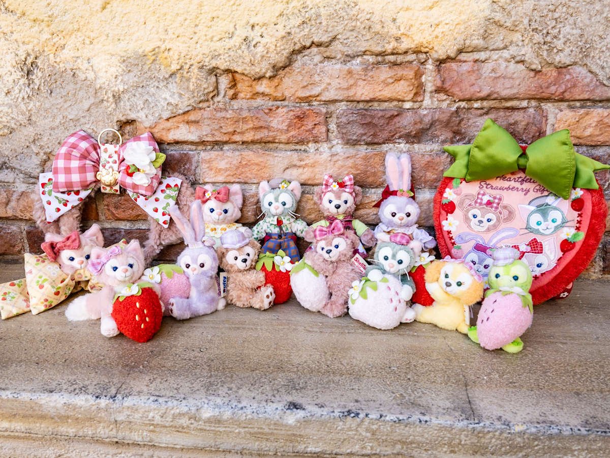 ハートフェルトストロベリーギフト ぬいぐるみストラップ 3個セット