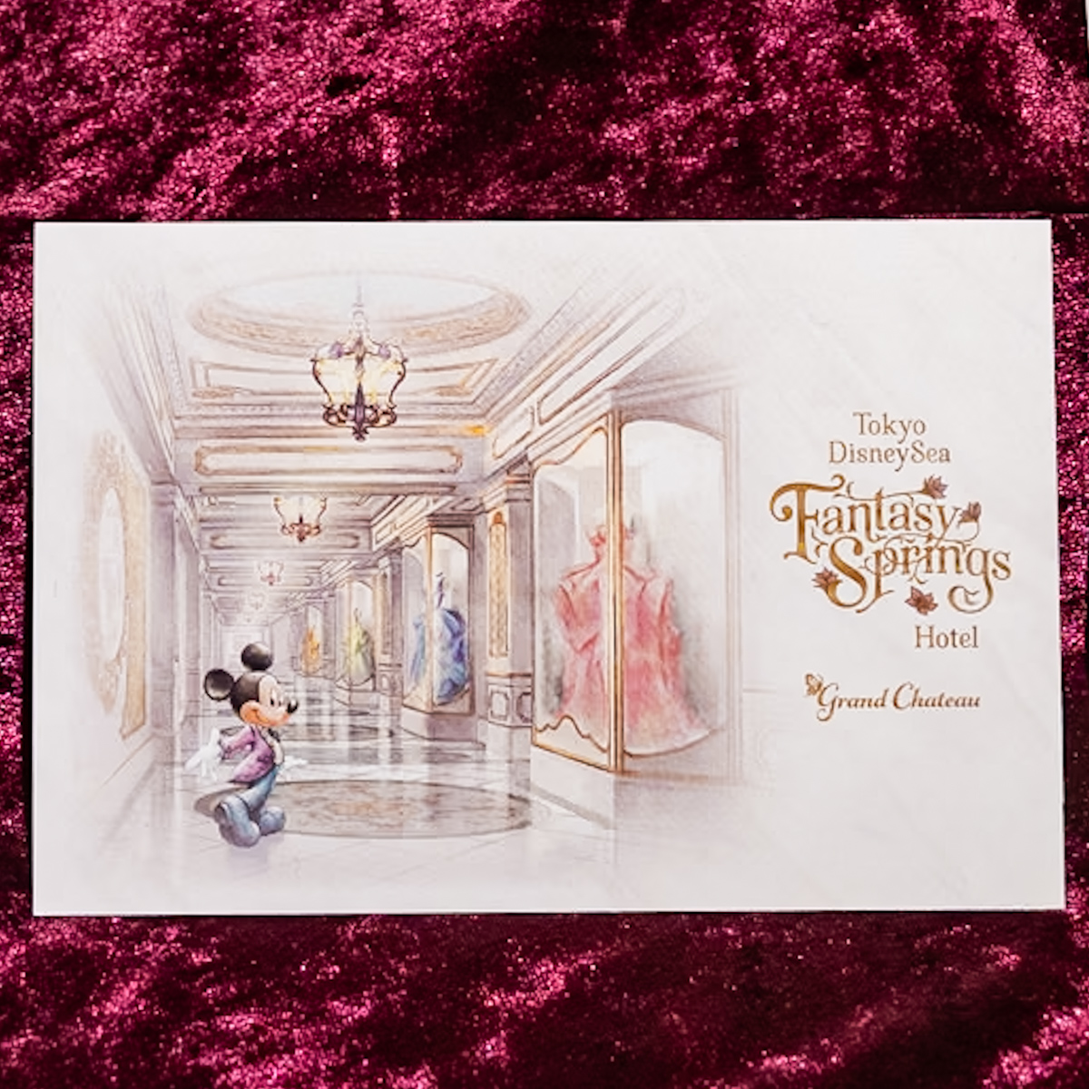 ファンタジースプリングス グランシャトー ピンバッジ バッグ ポスト