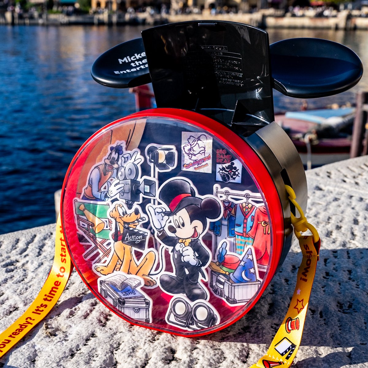 映画撮影中のミッキーマウス！東京ディズニーリゾート ポップコーン