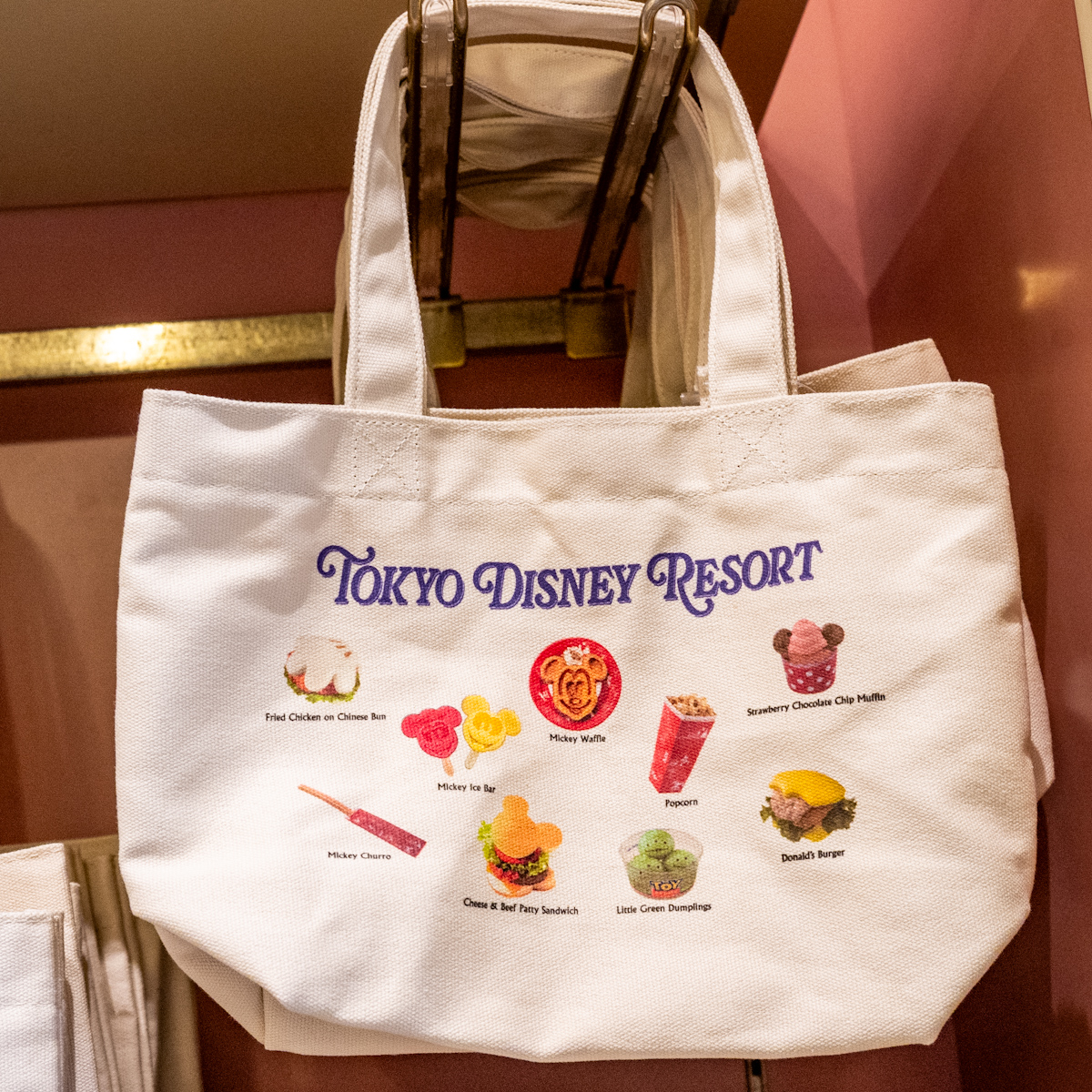 実写デザイン！東京ディズニーリゾート｢パークフード｣トートバッグ -