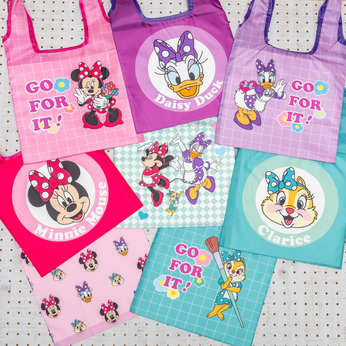 折りたたみ可能！ナムコ「ミニーマウス＆デイジーダック＆クラリス