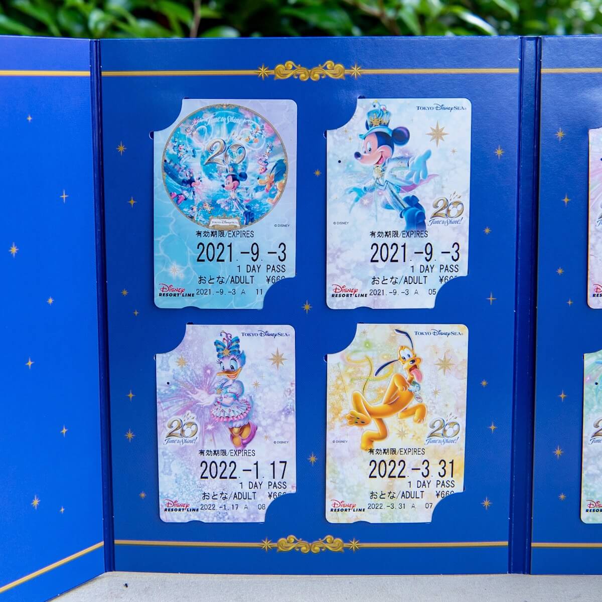 10種を飾れる台紙付き！ディズニーリゾートライン“東京ディズニーシー