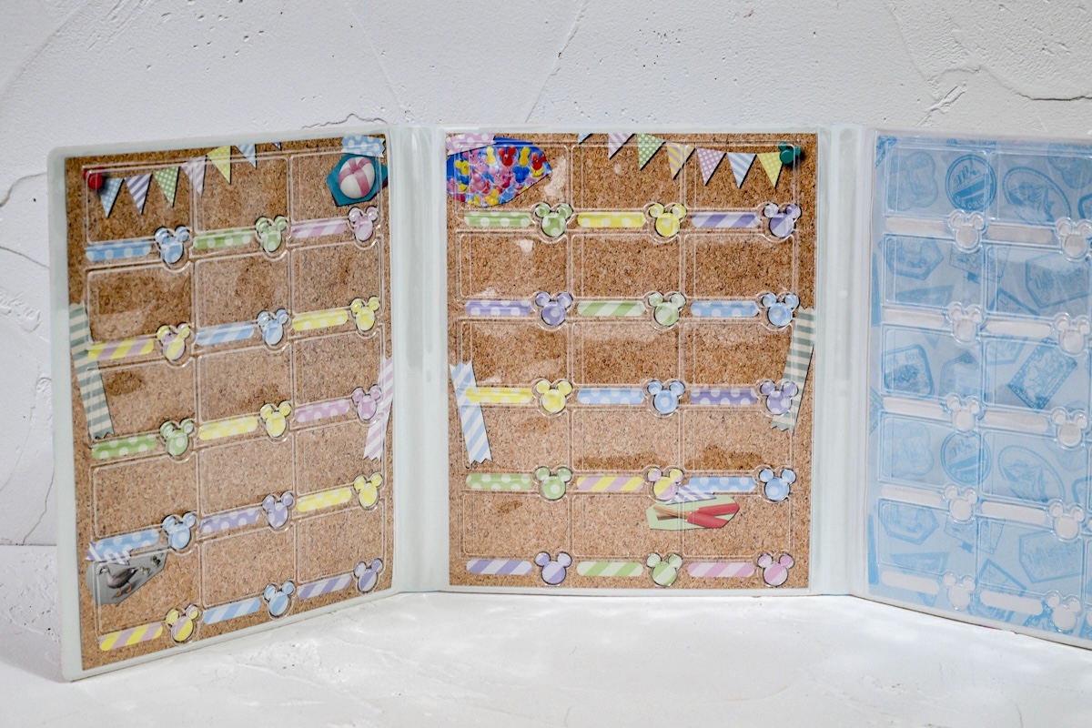 スクラップブック風デザイン！東京ディズニーランド スーベニアメダル