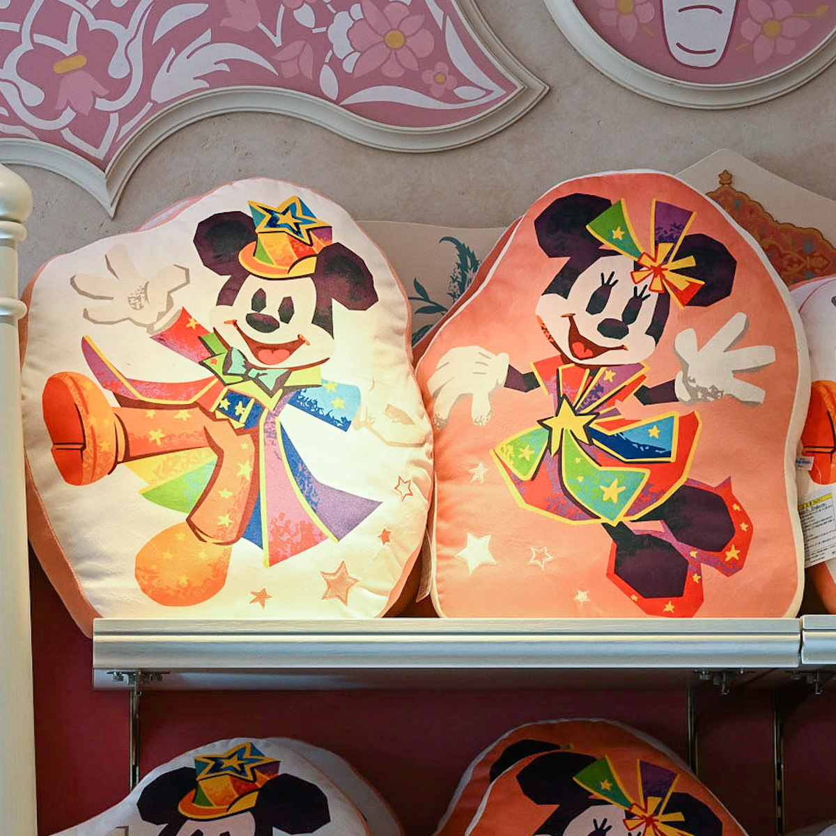 ガーランド風ミッキー＆ミニーのクッション！東京ディズニーランド