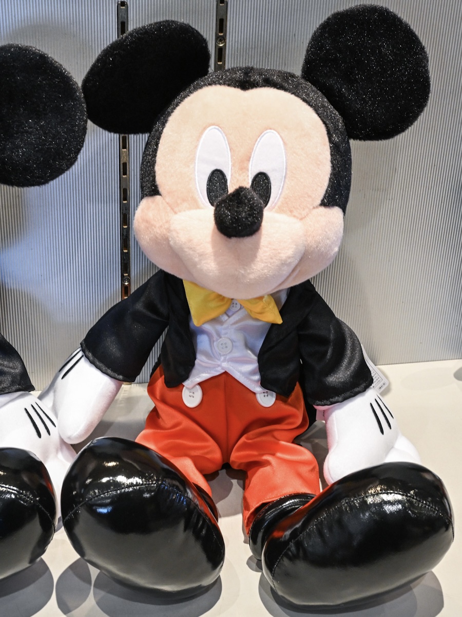 燕尾服姿2サイズ！東京ディズニーランド「ミッキーマウス」ぬいぐるみ -