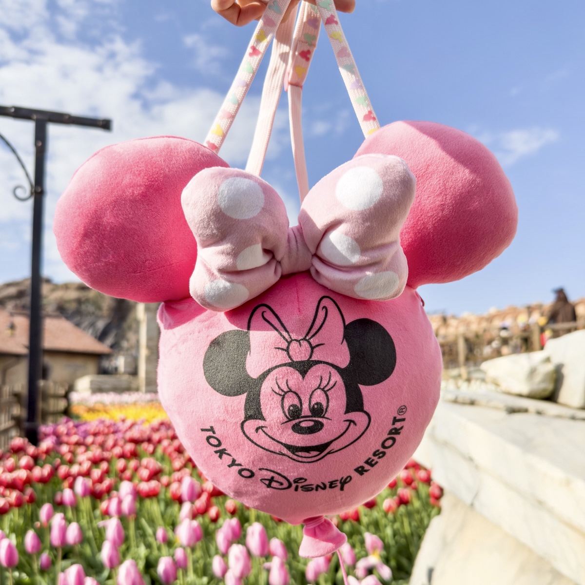 ドット柄リボン付き！東京ディズニーリゾート