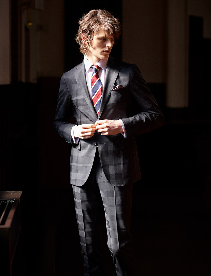 旧バーバリー！？ブラックレーベル・クレストブリッジのスーツ攻略