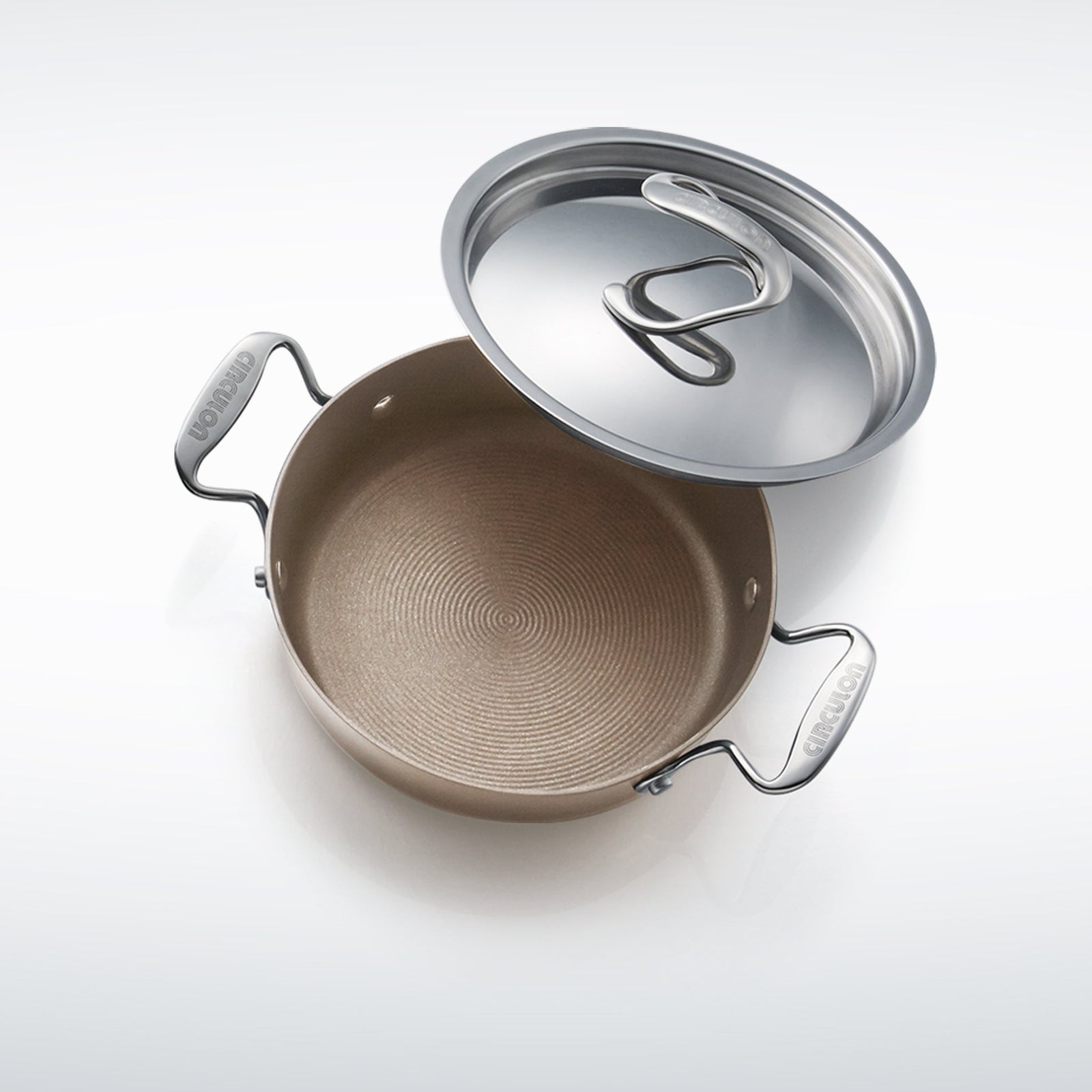 マイヤー サーキュロン 2ピースセット(両手鍋 16cm / 20cm) シャンパン