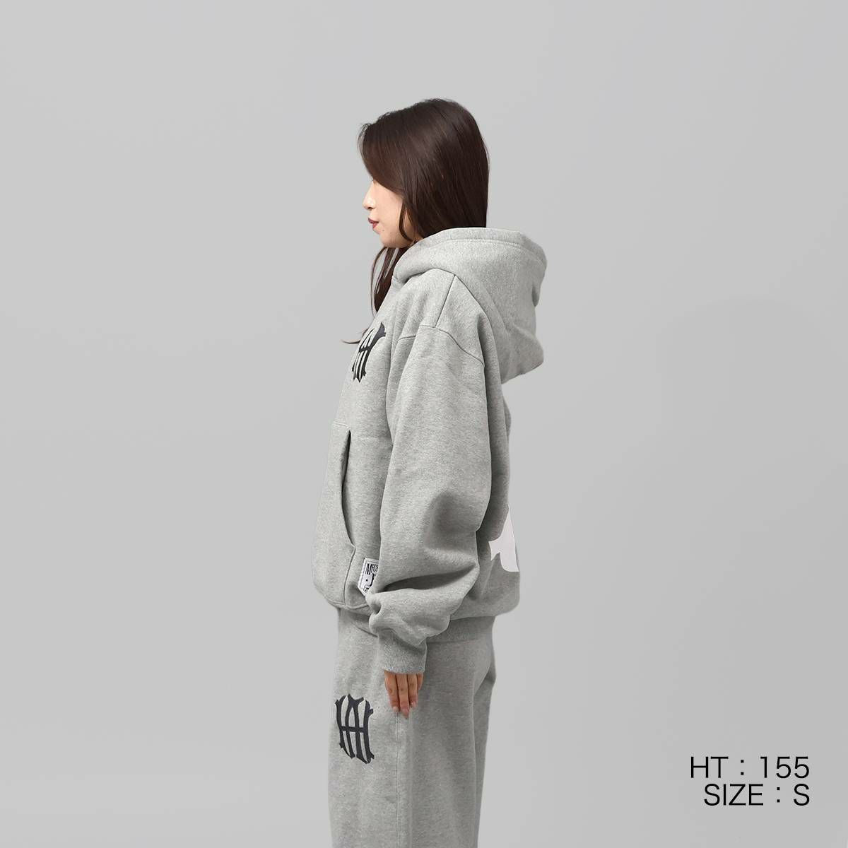 浜崎あゆみ×MFC フーディー グレー M/Lサイズ 浜崎あゆみ×MFC AHロゴ