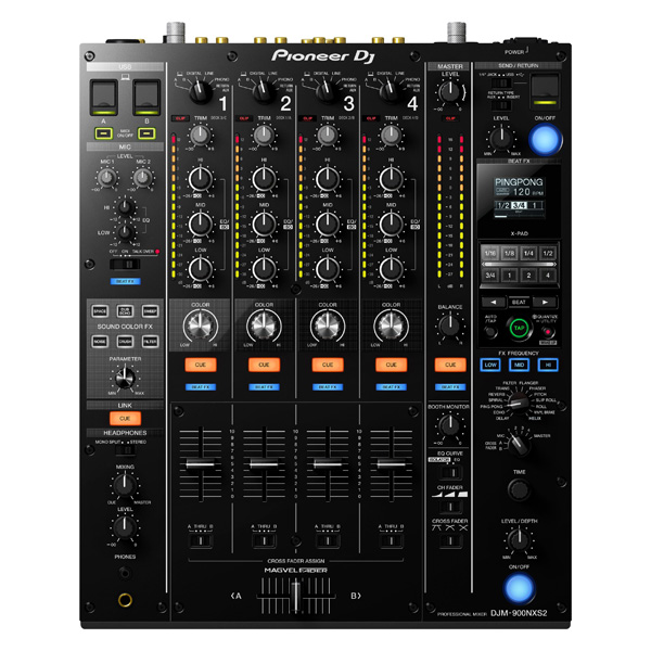 Pioneer / DJM-250mk2】スクラッチ、ミックスも完璧に！上位機種の基本