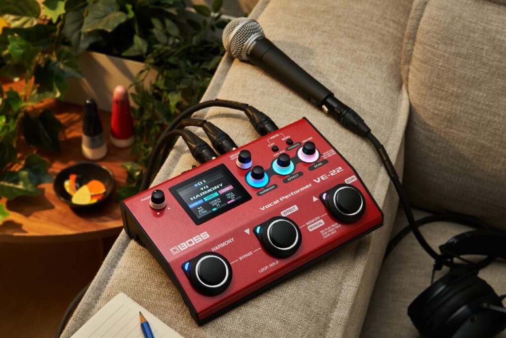 BOSSのハイ・クオリティなエフェクトを多数搭載！シンプルで簡単操作の