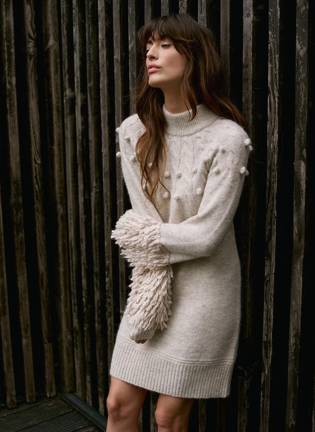 Herlipto Trois Logo Knit Mini Dress Sサイズ Logo Trois Knit