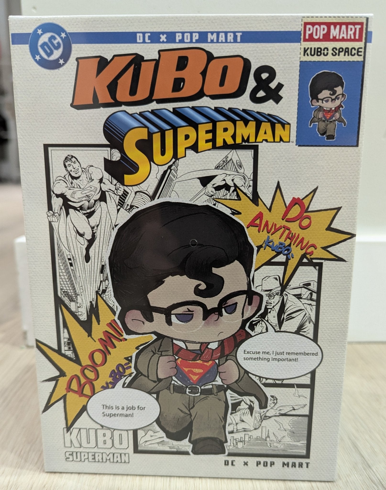 KUBO - KUBO & Superman Figurine - Pop Mart - Mindzai Toy Shop