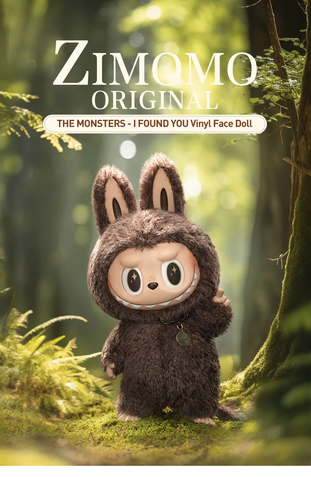 ZIMOMO ORIGINAL SEALED WITH BAG - I FOUND YOU THE MONSTERS - POP