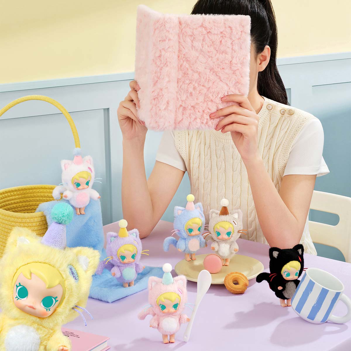 Baby Molly Pocket Friends Plush Pendant Blind Box Series by POP