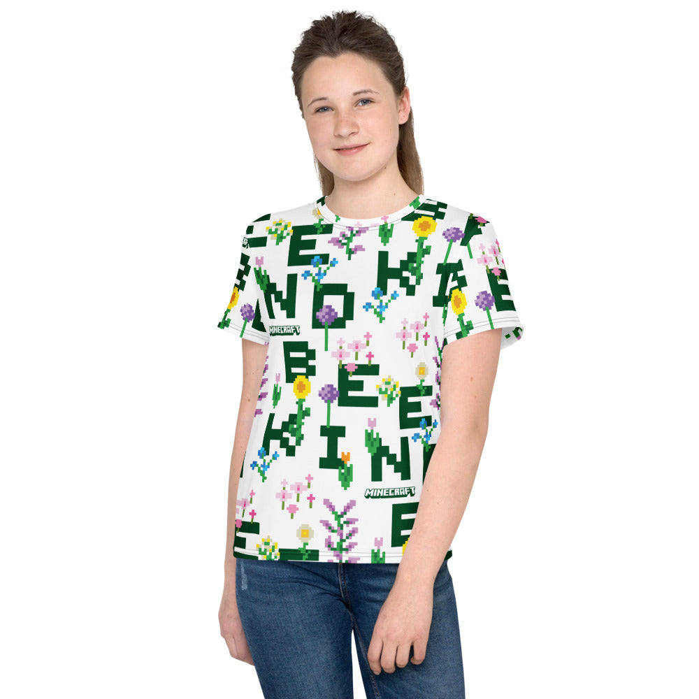Minecraft Bee Kind Youth T-shirt | Official Minecraft Shop