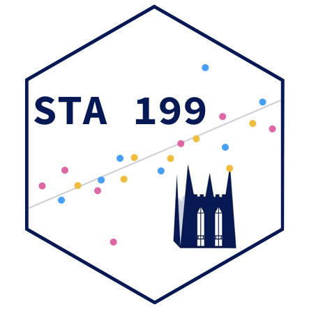 STA 199 - Introduction to Data Science | Mine Çetinkaya-Rundel