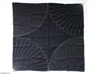 藍染木綿刺し子風呂敷 | 民藝朋友