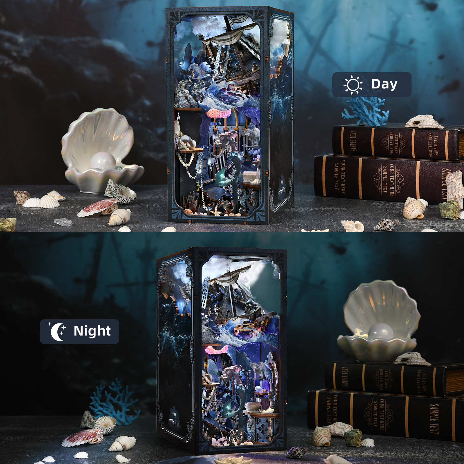 Minicity Book Nook Kit Song of The Sirens - CJ03 – Handcrafted DIY