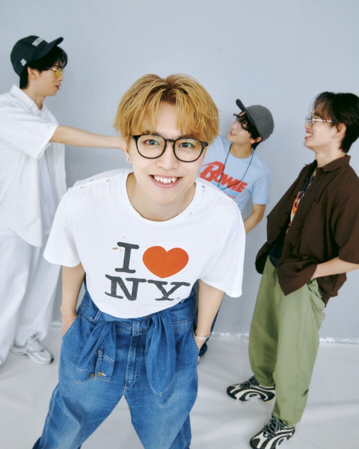 超特急①】リョウガ＆タカシ＆マサヒロ＆ハルのTシャツ×メガネSNAP