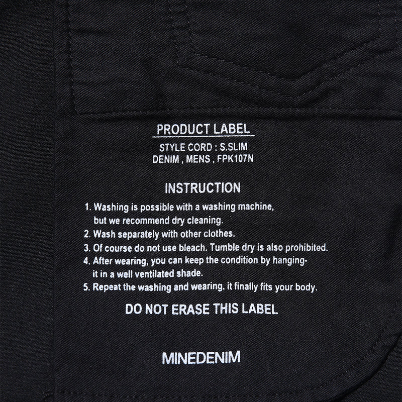 干場愛用】S.Slim STR 5ポケット OWS – MINIMAL WARDROBE