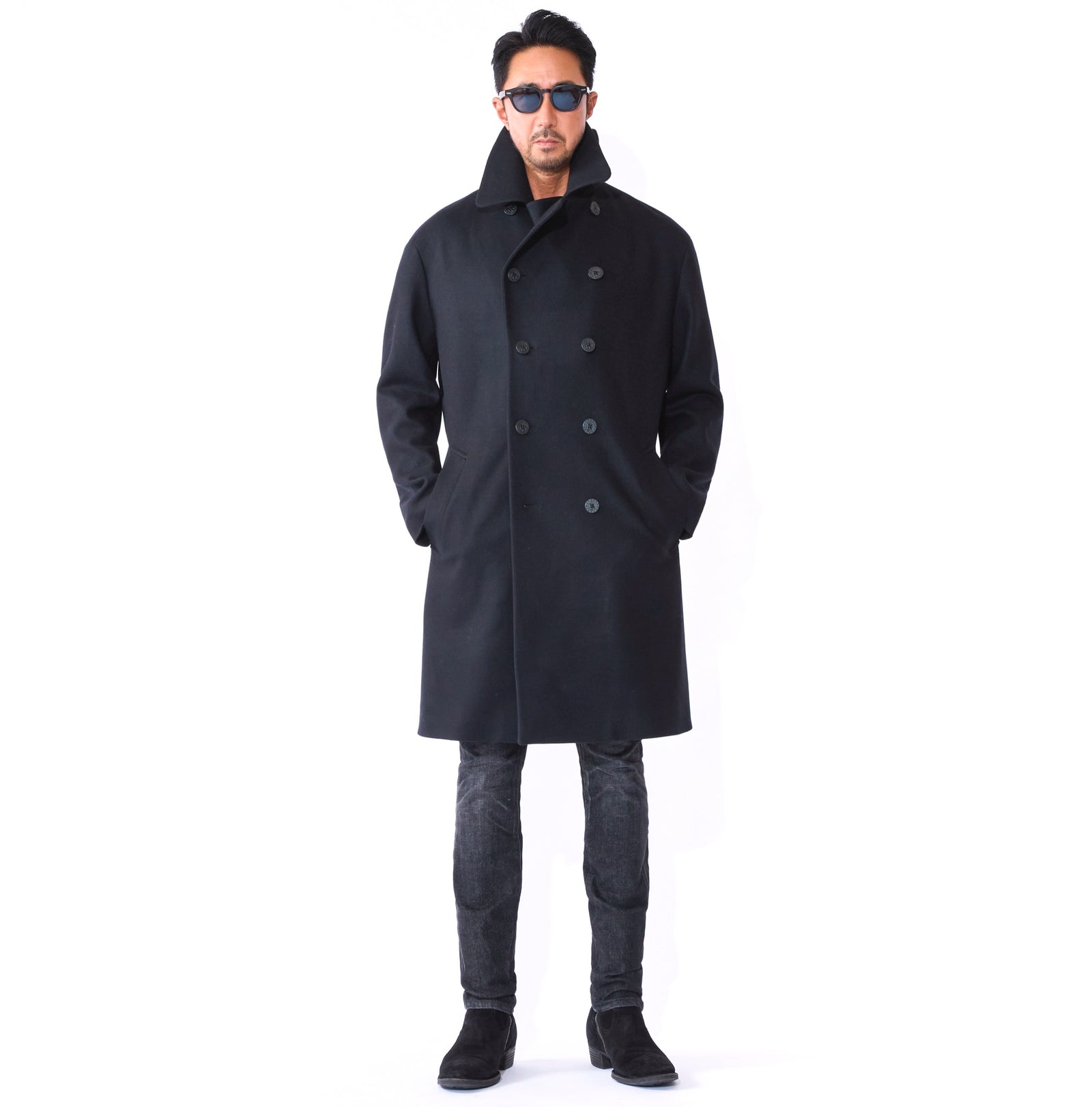 干場義雅×MOVB×DRESSTERIOR】トリプルコラボ Super 140's ウールコート