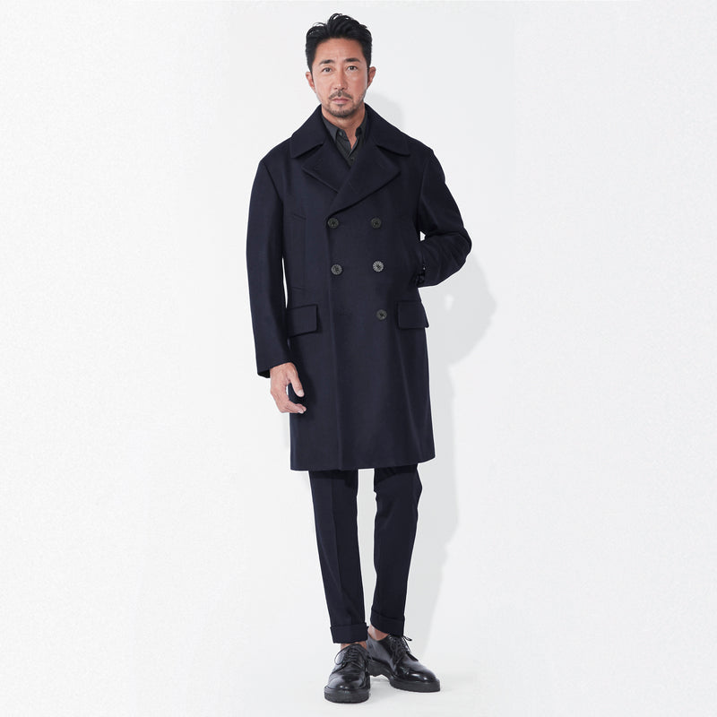 干場別注モデル】Optima16.5 Merino Jersey オーバーサイズPコート