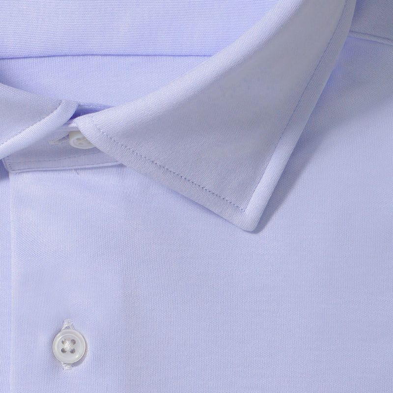 GINO スーピマコットンジャージー サックスブルー – MINIMAL WARDROBE