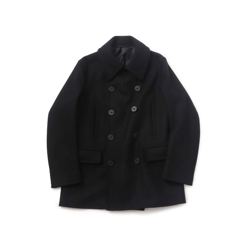 干場義雅×DRESSTERIOR】 ピーコート ブラック – MINIMAL WARDROBE