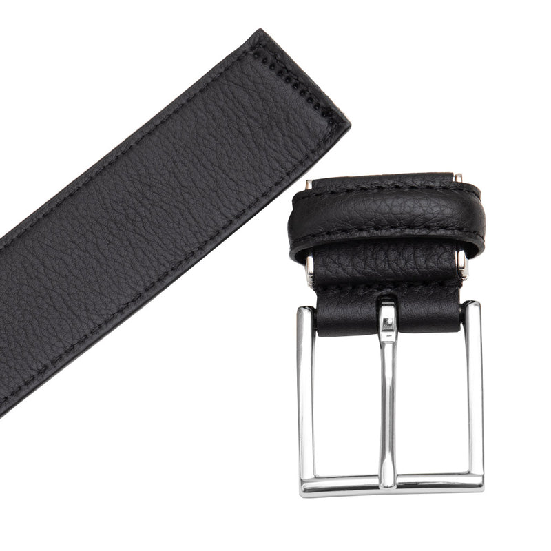 カーフ レザー アジャスタブルベルトブラック – MINIMAL WARDROBE