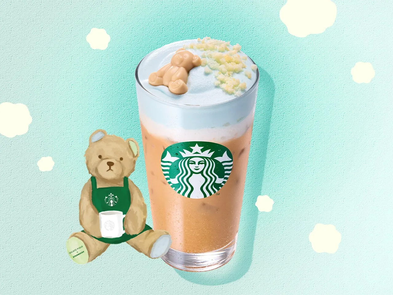 スタバ×ジェラピケ】『ピケ モコ ブーケ & ティー ラテ』からグッズ