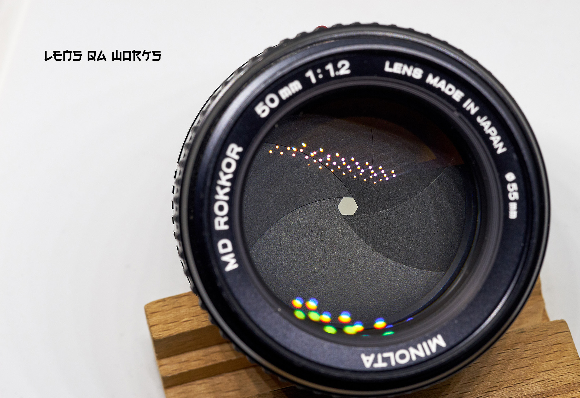 Minolta MD Rokkor 50mm 1:1.2 MD II tests and review - Lens QA Works