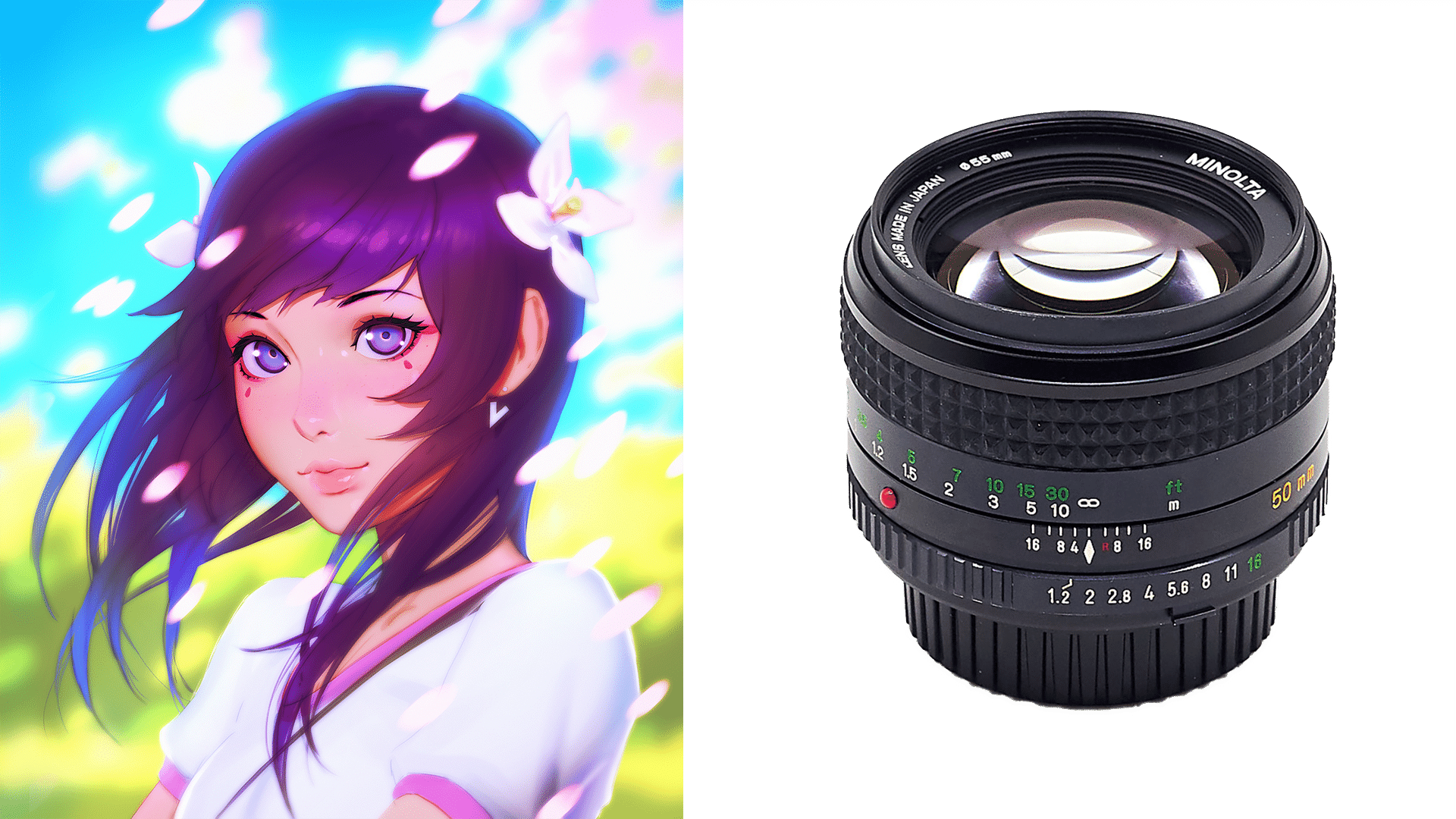 Minolta MD Rokkor 50mm 1:1.2 MD II tests and review - Lens QA Works