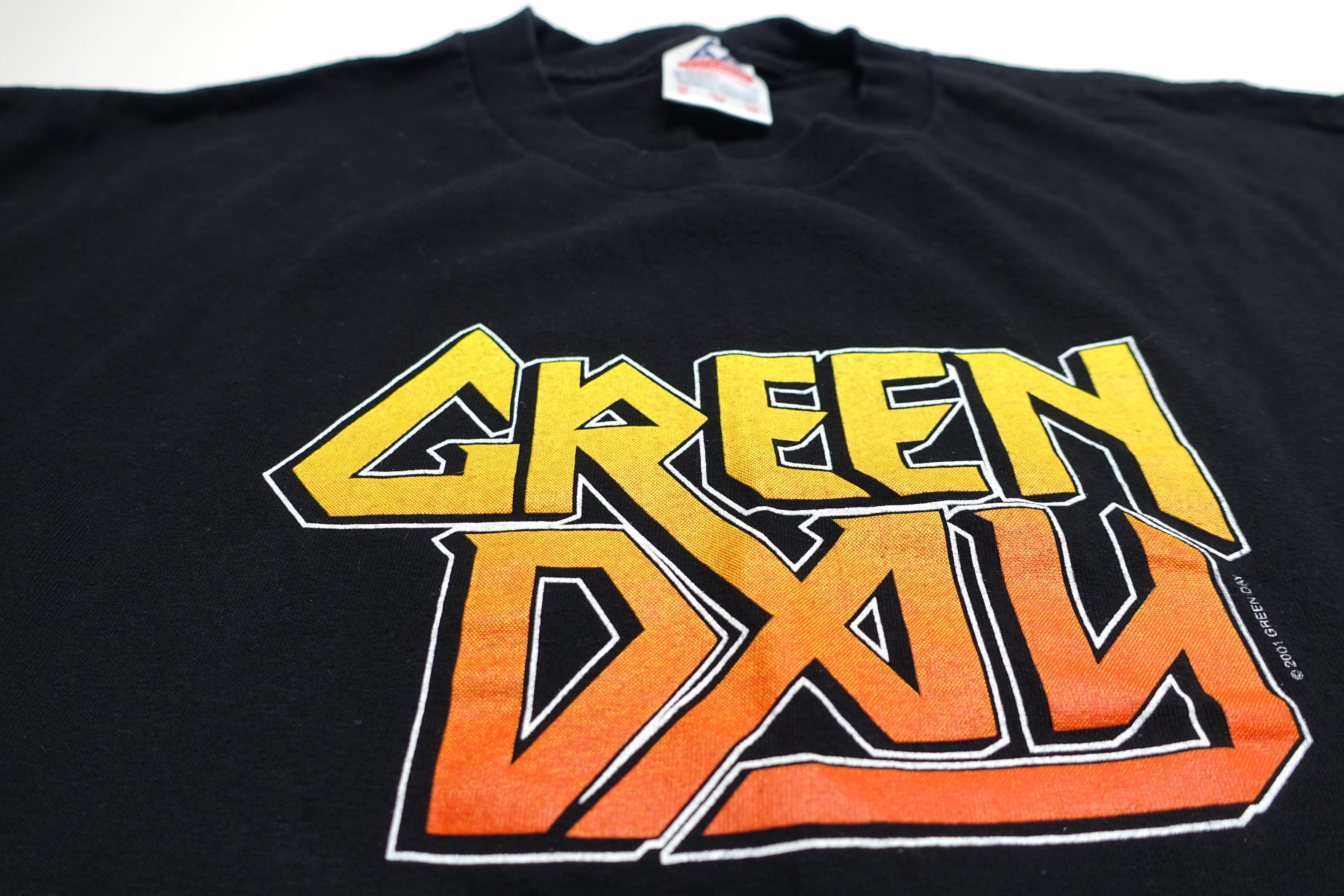 Green Day - Taste The Lightning / Warning 2001 Tour Shirt Size XL