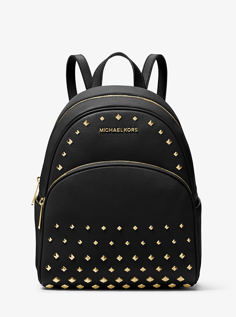 Abbey Medium Studded Pebbled Leather Backpack | Michael Kors [US]