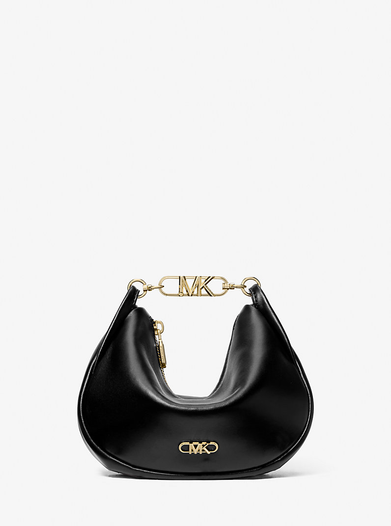 Kendall Small Leather Shoulder Bag in BLACK - Sale | Michael Kors [US]