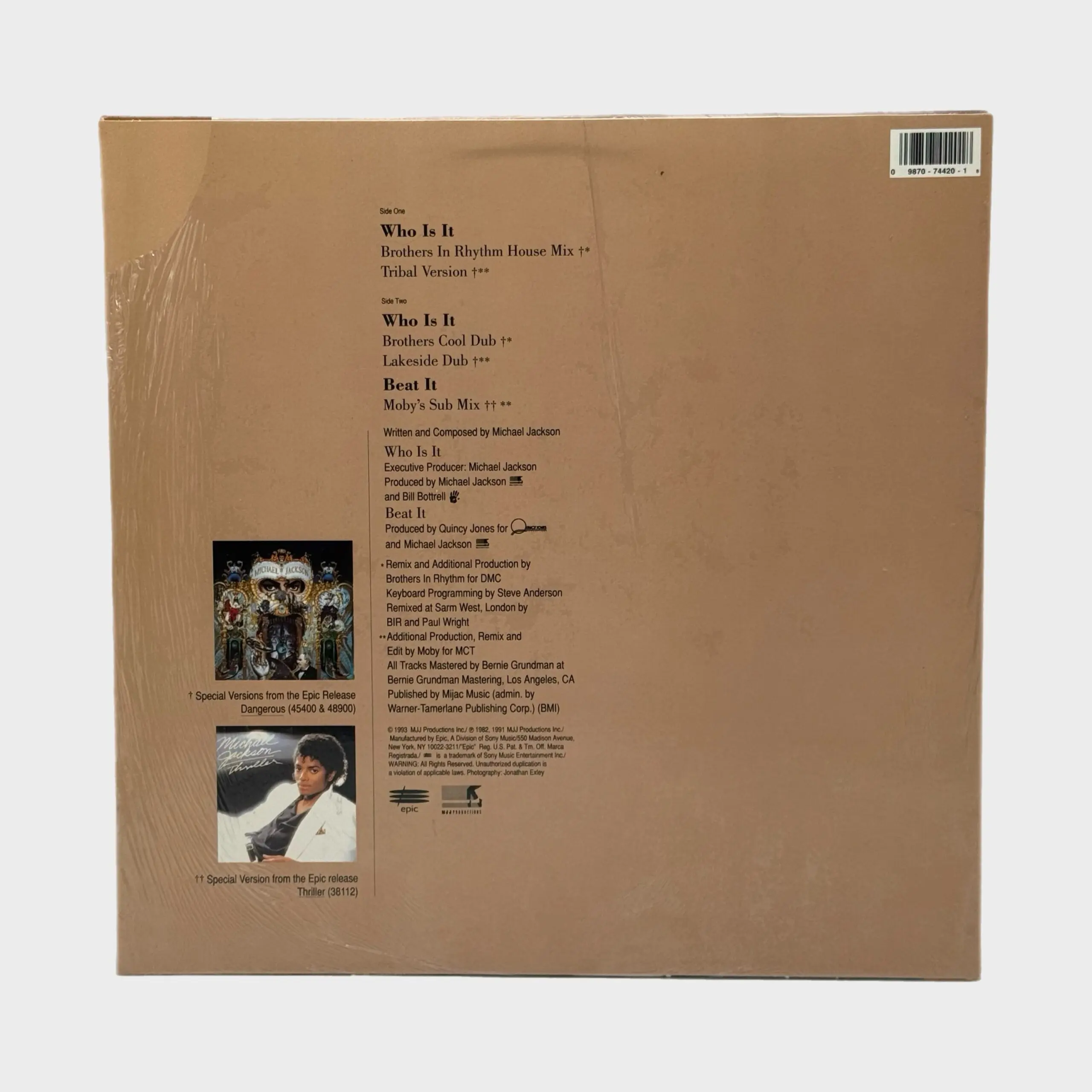 Michael Jackson Who Is It 12” Single (USA) – Michael Jackson Market