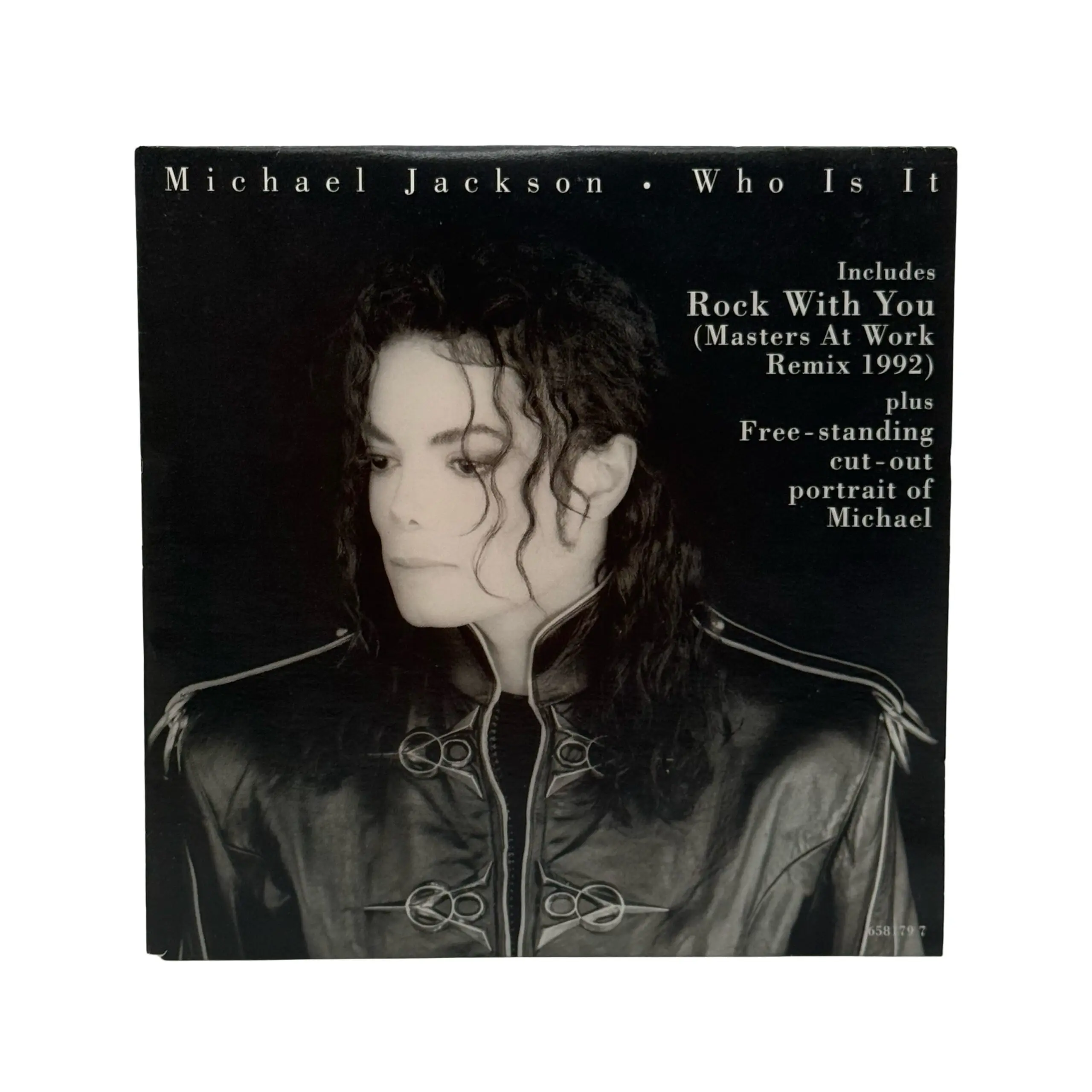 Michael Jackson 'Who Is It' 45 7” Single with Standup (UK