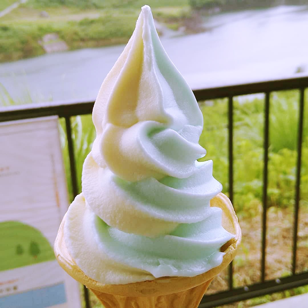 新商品「天空ソフトクリーム」販売開始！ | 【公式】道の駅のつはる