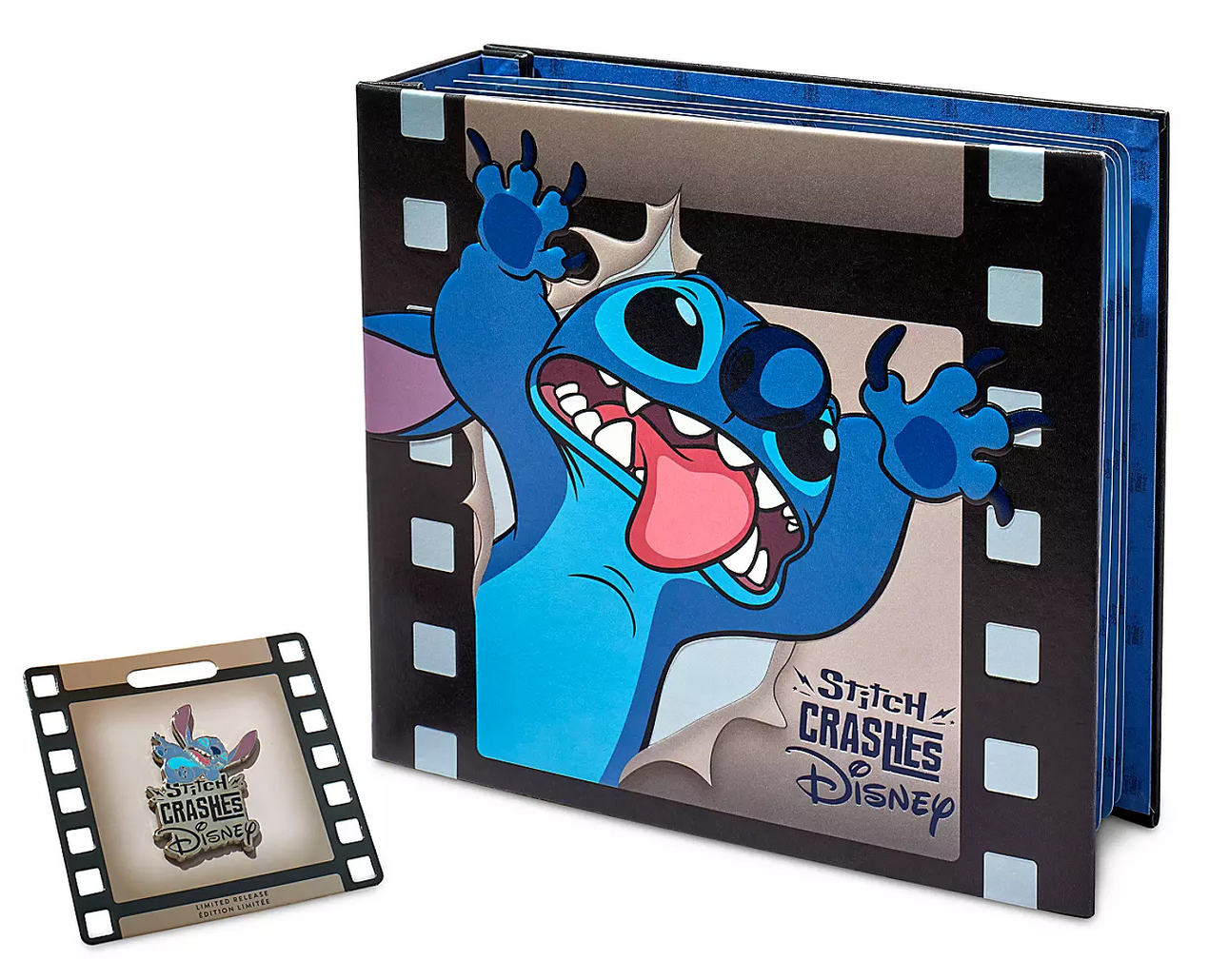 Stitch Crashes Disney Pin Holder Now Available to Pre-Order