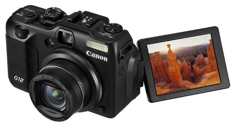 Canon PowerShot G12 Digital Camera (High Sensitivity 10 MP, 5x