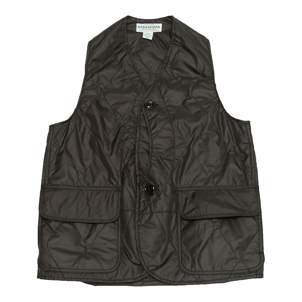 SASSAFRAS[ササフラス]GARDEN TOUGH VEST Polyester Quilting SF