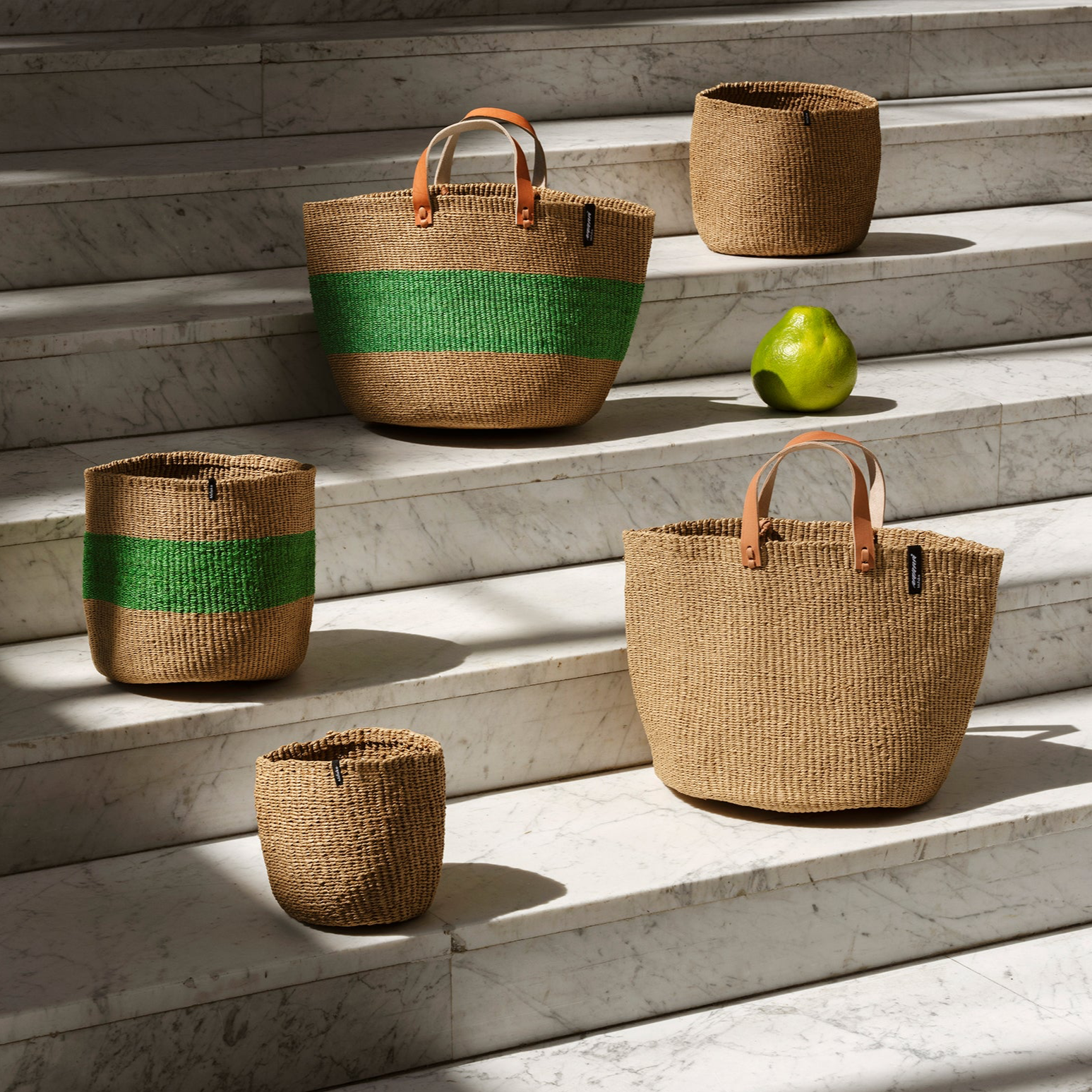 Fair Trade brown market basket M