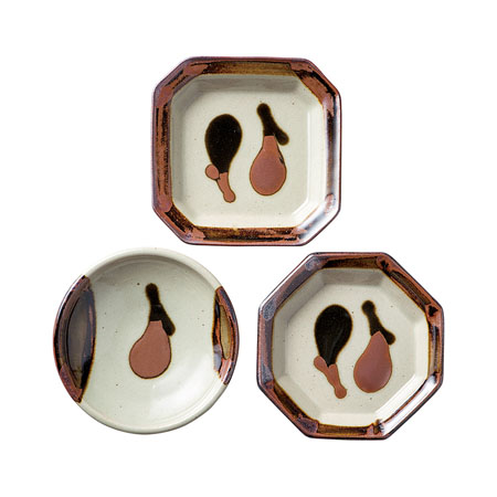 佐久間藤太郎窯＞益子焼 茄子皿セット | 栃木県益子町 | 三越伊勢丹