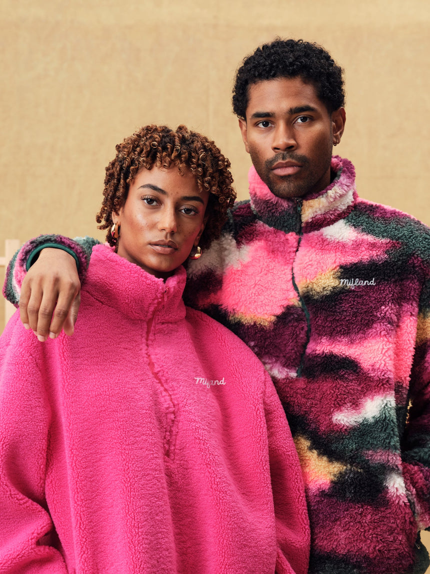 Fleece Half Zip Pullover – Mifland : A Design Company