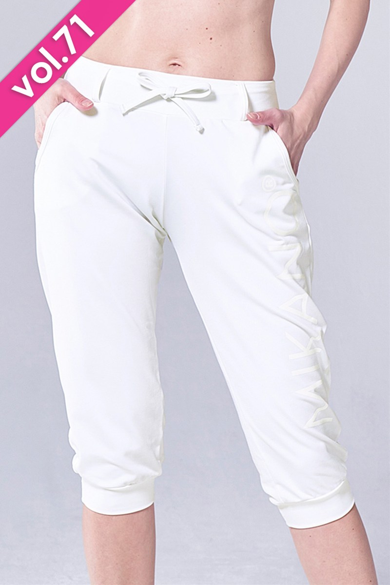フィットネスウェア | ベーシックギャングスターパンツ＊ホワイト