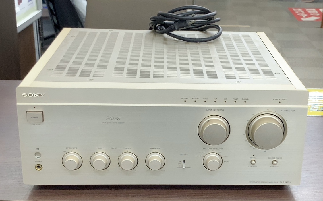 プリメインアンプ SONY TA-FA7ES / リサイクルショップ三喜「宮崎で