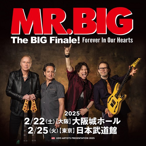 MR.BIGが再び来日! フェアウェルツアー最終公演を日本で開催 | Mikiki