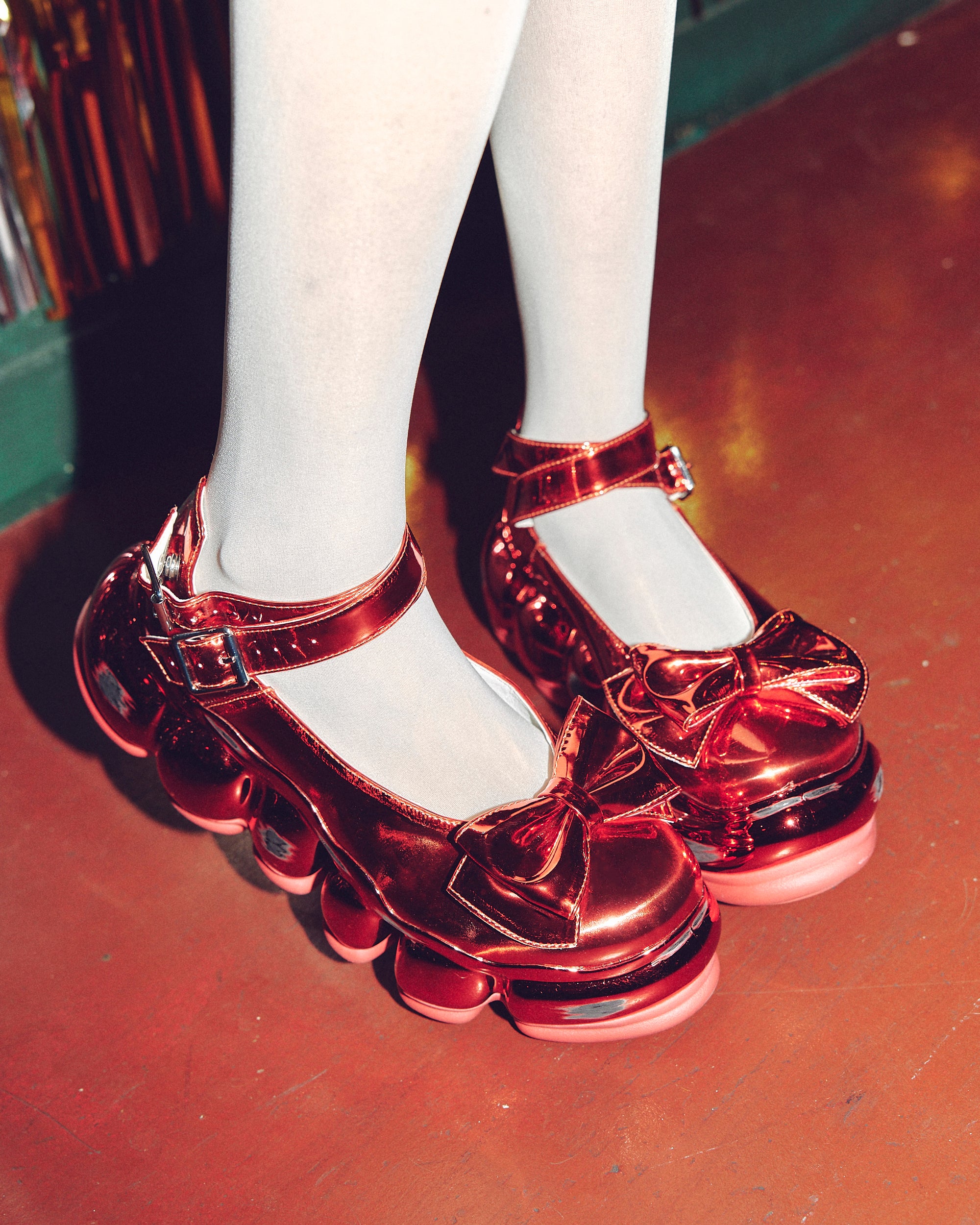 New Jewelry Chrome Mary Jane / Red｜MIKIOSAKABE&JennyFax公式ストア