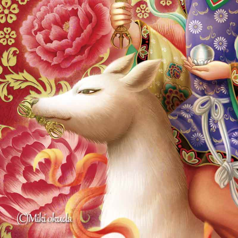 荼枳尼天】│即座に願いを叶える│開運仏画・ジクレー版画│日本の密教